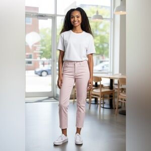 Tribal Audrey Pull on Stretch Pants Blush Pink Size 6